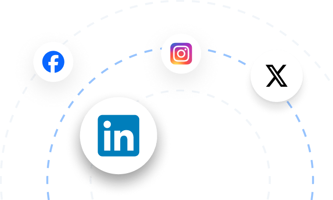 Stay tuned social medias illustration